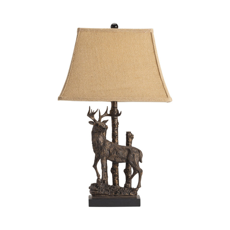 Deer Brown Table Lamp by Crestview at Eve Furniture