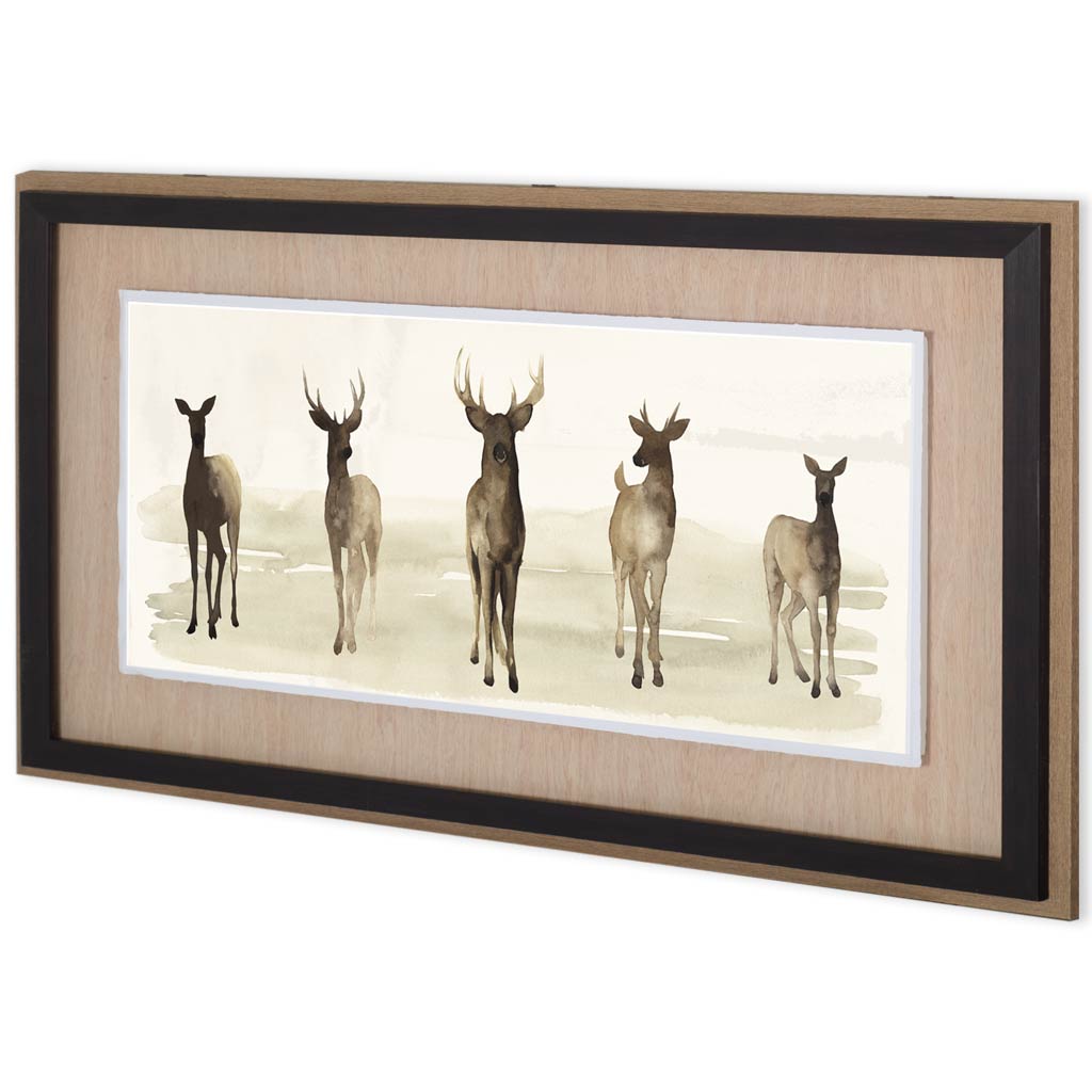 Deer Line I by Grace Popp a Framed Art Print Matted under Glass by Mercana at Eve Furniture