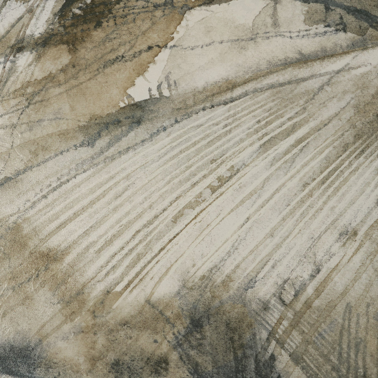 Deer Trail II by Mercana Studio Hand Embelished Textured Framed Artwork Matted under Glass by Mercana at Eve Furniture