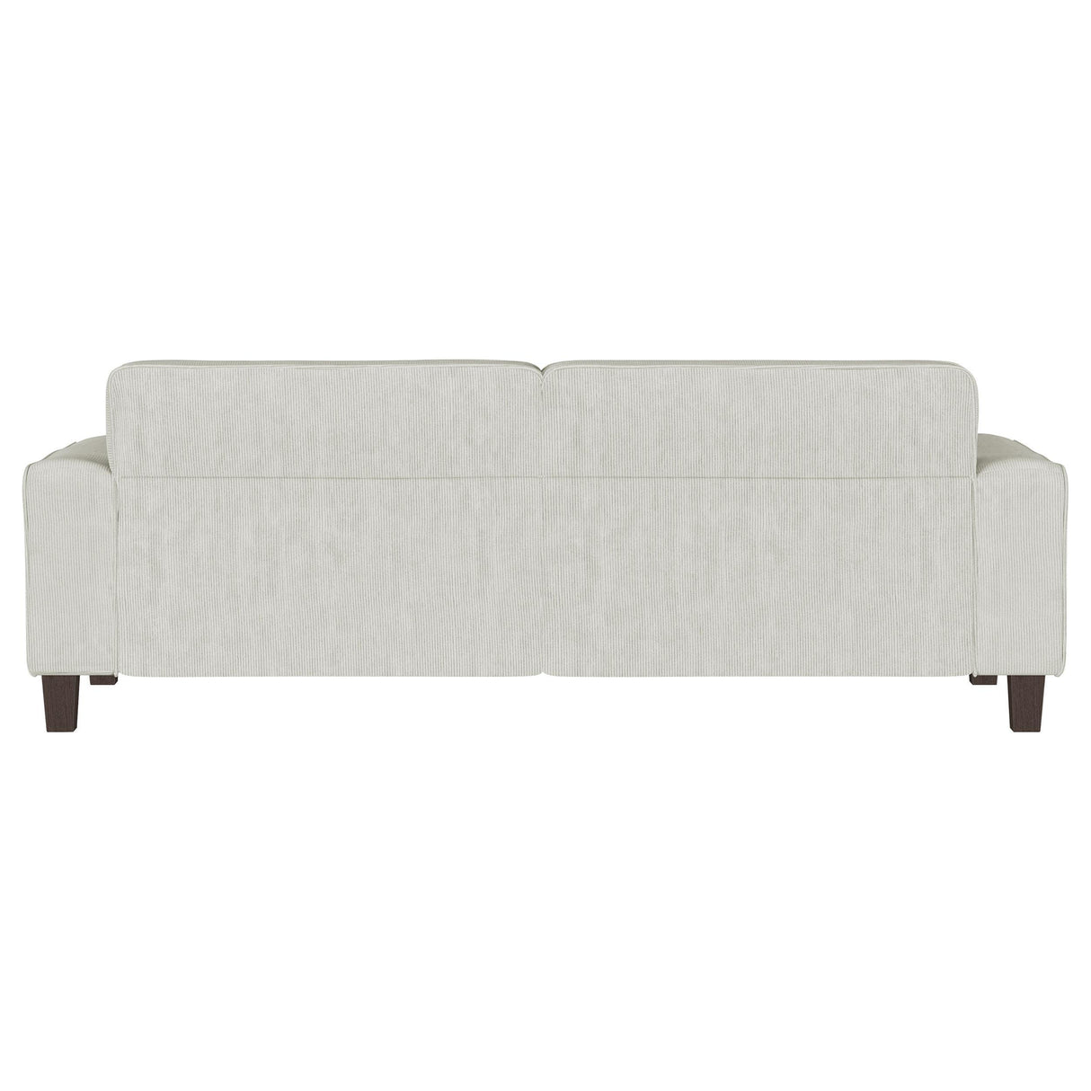 Deerhurst Beige Upholstered Tufted Track Arm Sofa by Coaster at Eve Furniture