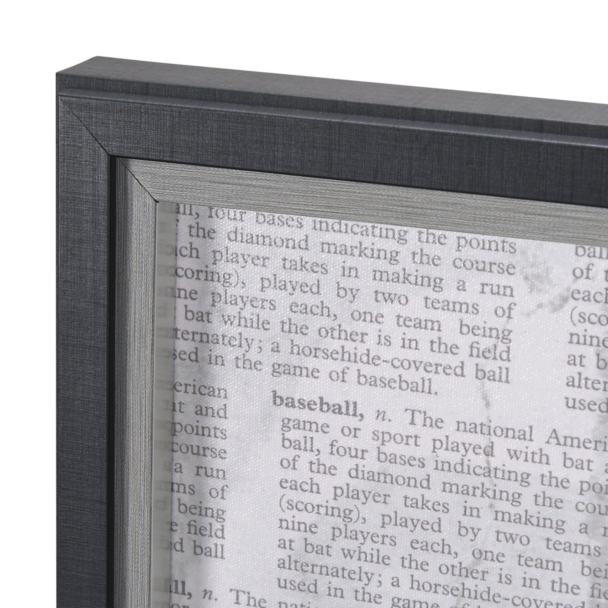 Definition of Sport I by Mercana Studio a Hand Embellished Textured Framed Art Print by Mercana at Eve Furniture