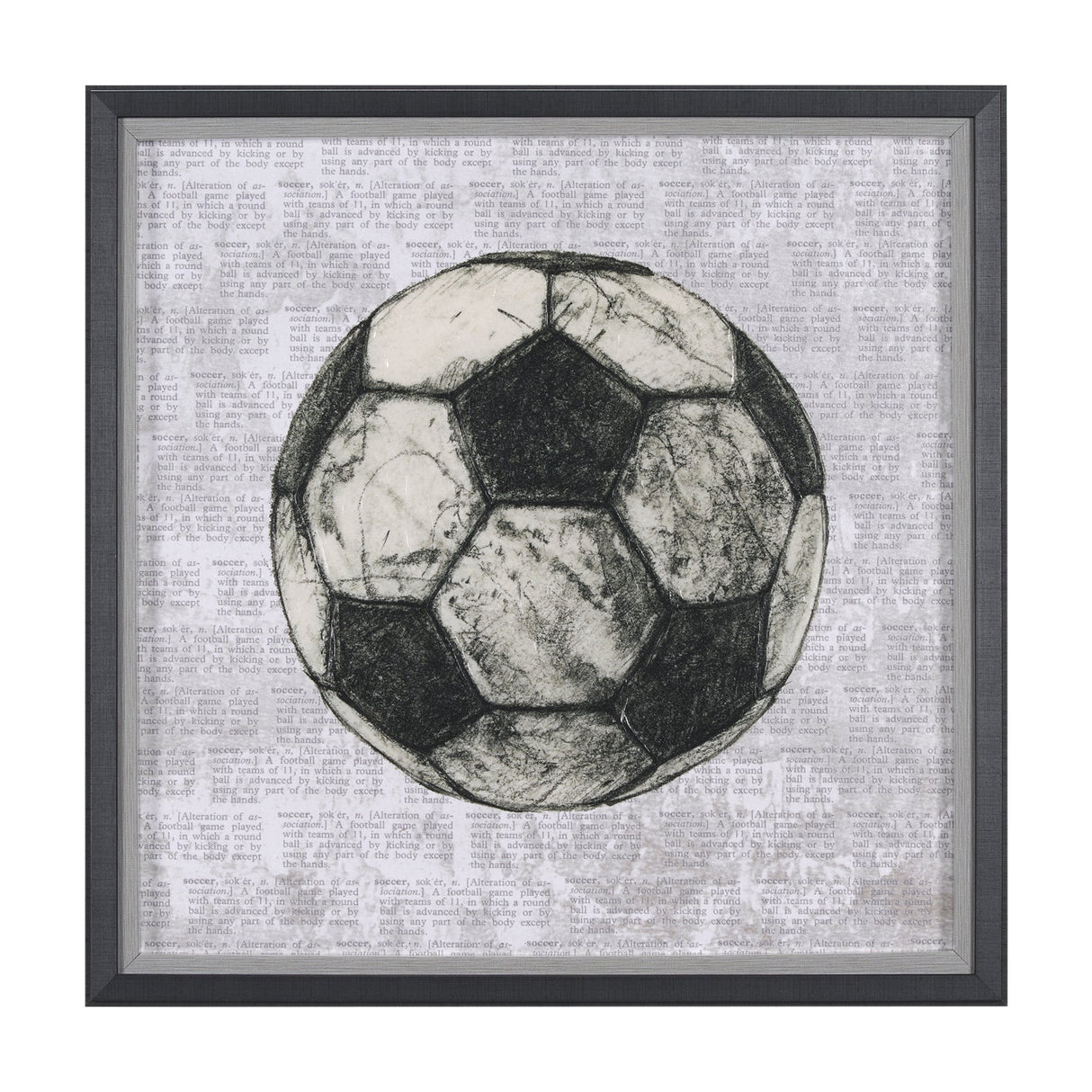 Definition of Sport II by Mercana Studio a Hand Embellished Textured Framed Art Print by Mercana at Eve Furniture
