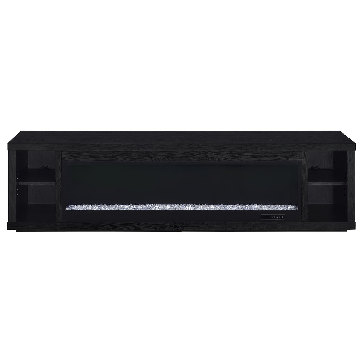 Deiter Black 79-inch TV Stand Fireplace Media Console by Coaster at Eve Furniture