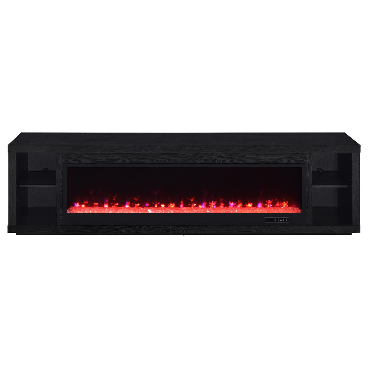 Deiter Black 79-inch TV Stand Fireplace Media Console by Coaster at Eve Furniture