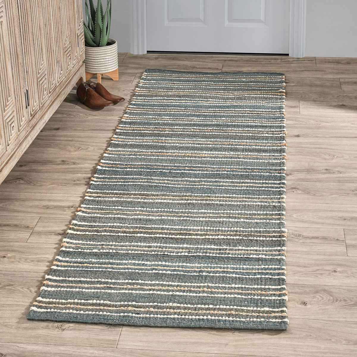 Del Mar Aqua Blue/Multi Rug by Classic Home at Eve Furniture