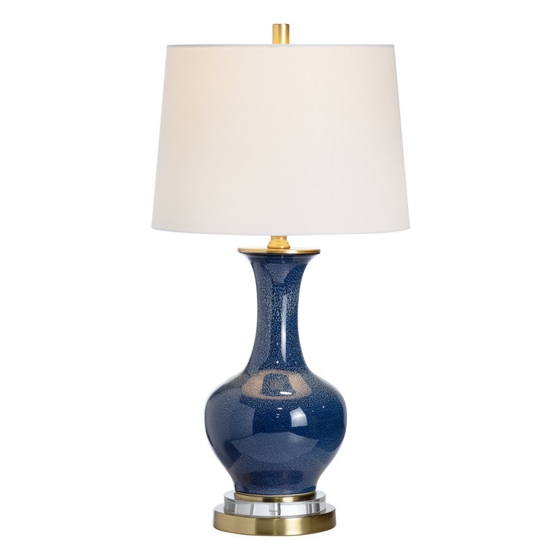 Delaney Blue/Gold Table Lamp (Set of 2) by Crestview at Eve Furniture