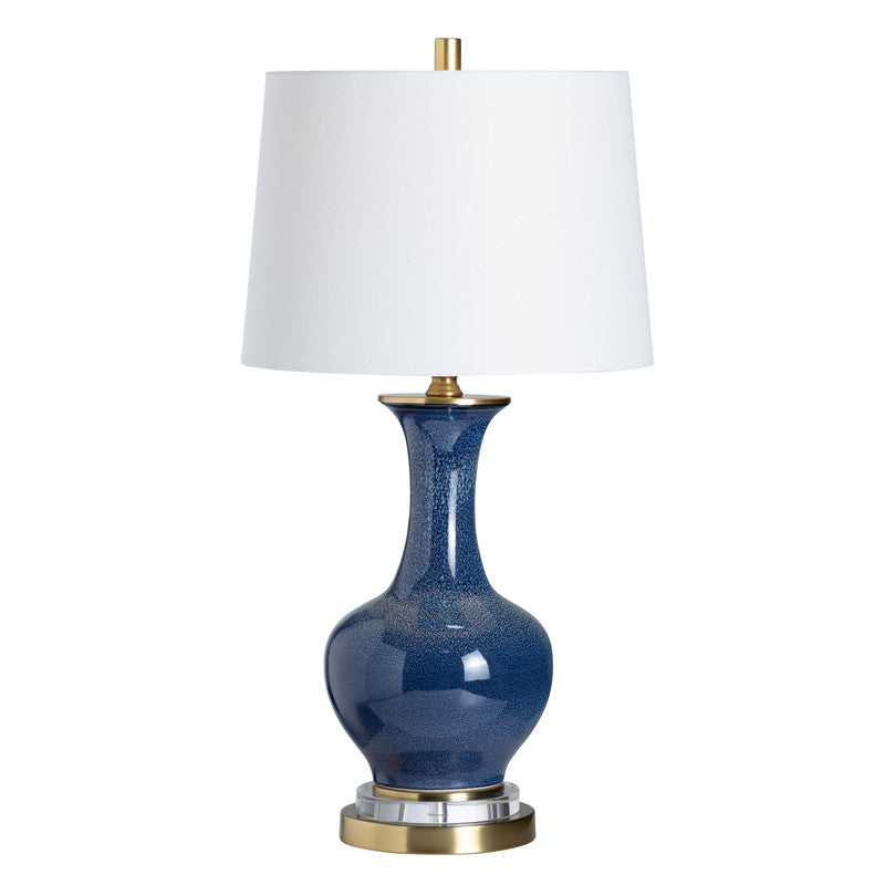 Delaney Blue/Gold Table Lamp (Set of 2) by Crestview at Eve Furniture