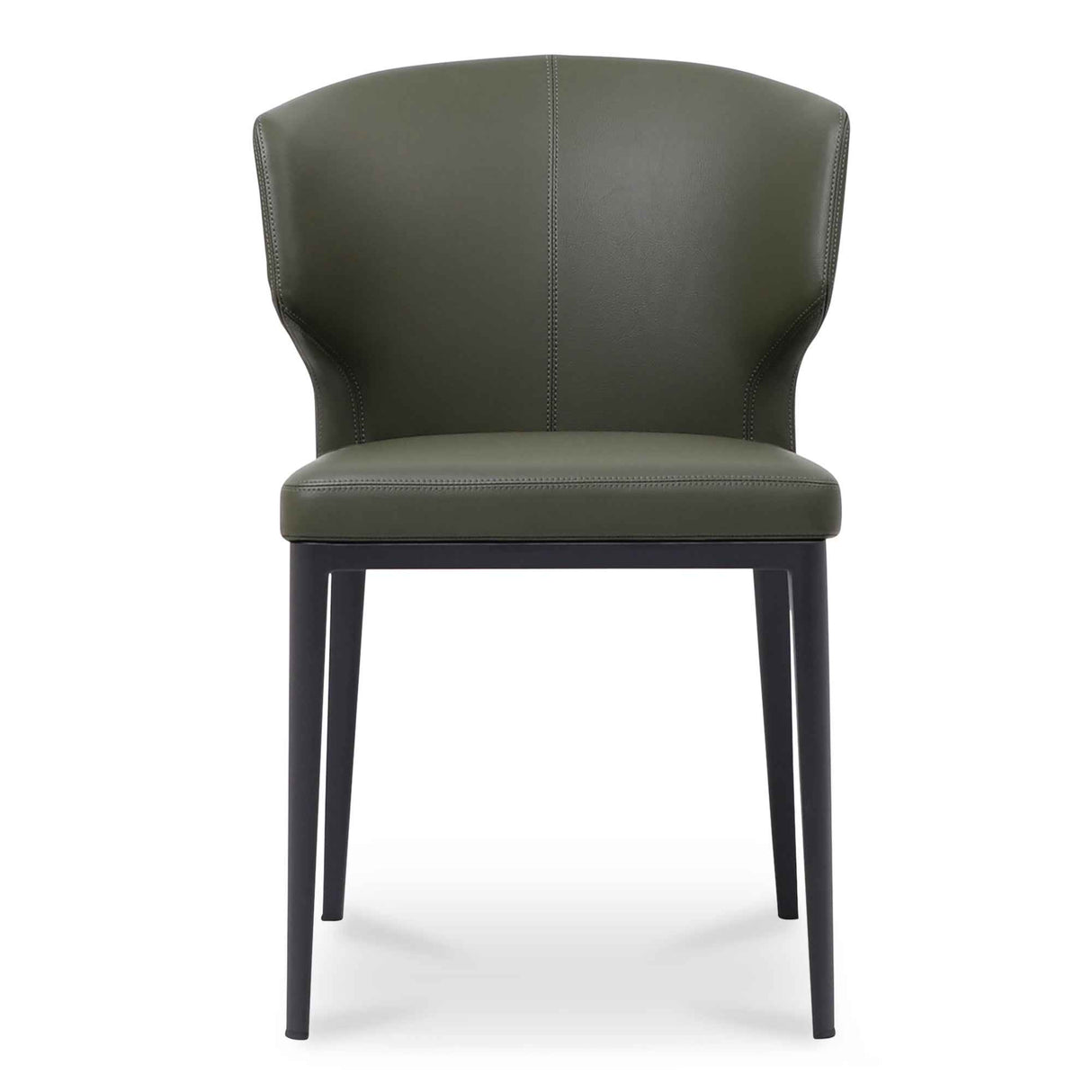 Delaney Dark Green Dining Chair (Set of 2) by Moe's Home at Eve Furniture