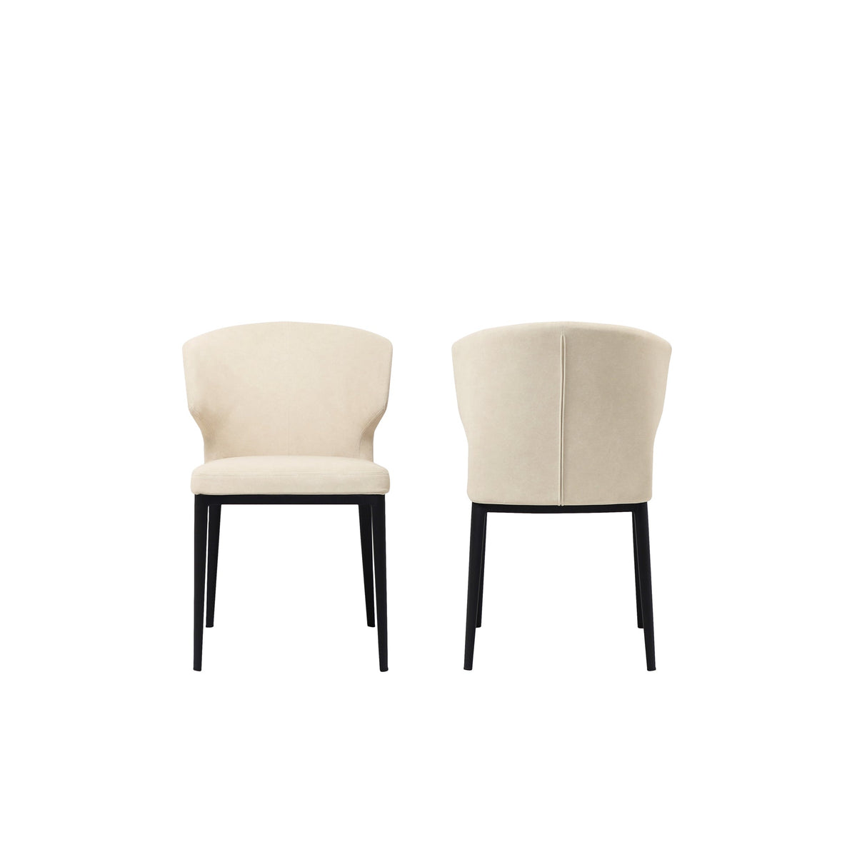 Delaney Warm Beige Dining Chair (Set of 2) by MOES at Eve Furniture
