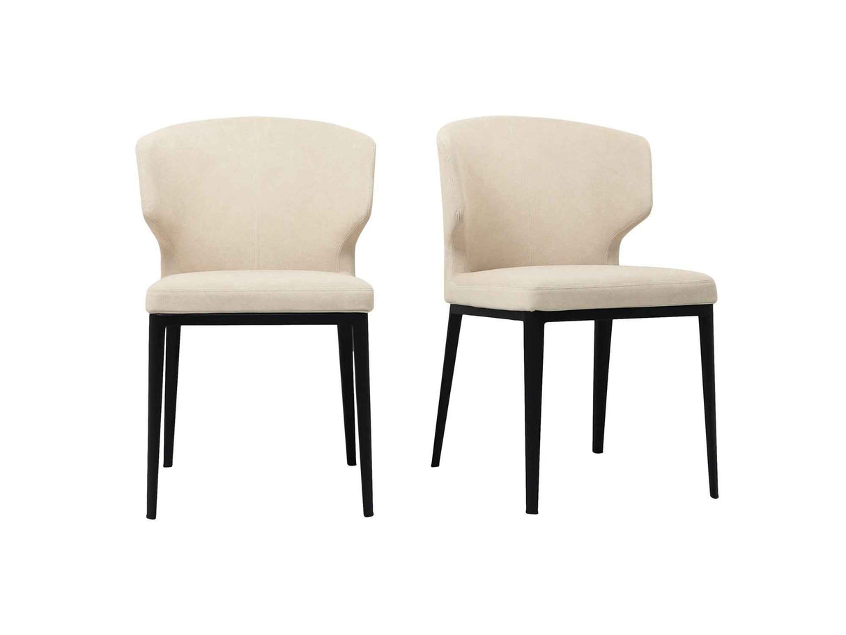 Delaney Warm Beige Dining Chair (Set of 2)