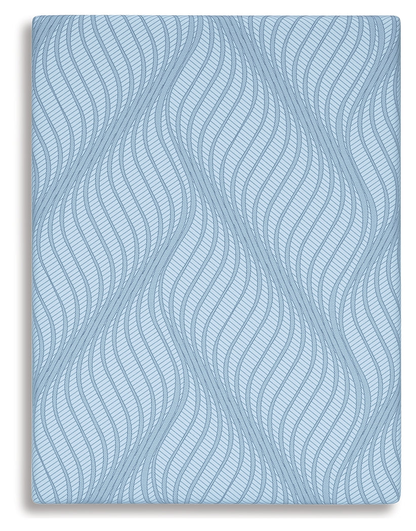 Dellyn 10 Memory Foam White Twin Mattress by Ashley at Eve Furniture