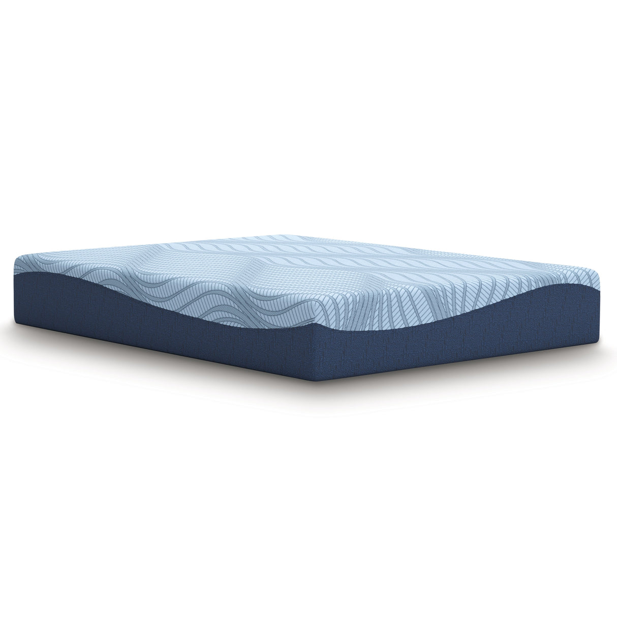 Dellyn 12 Memory Foam White Queen Mattress by Ashley at Eve Furniture