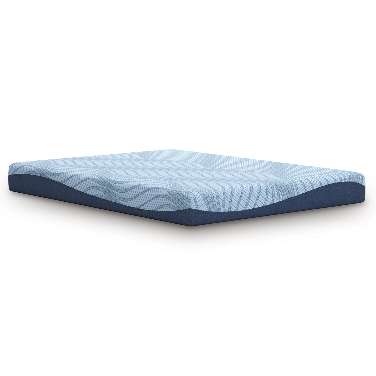 Dellyn 8 Memory Foam White Queen Mattress by Ashley at Eve Furniture