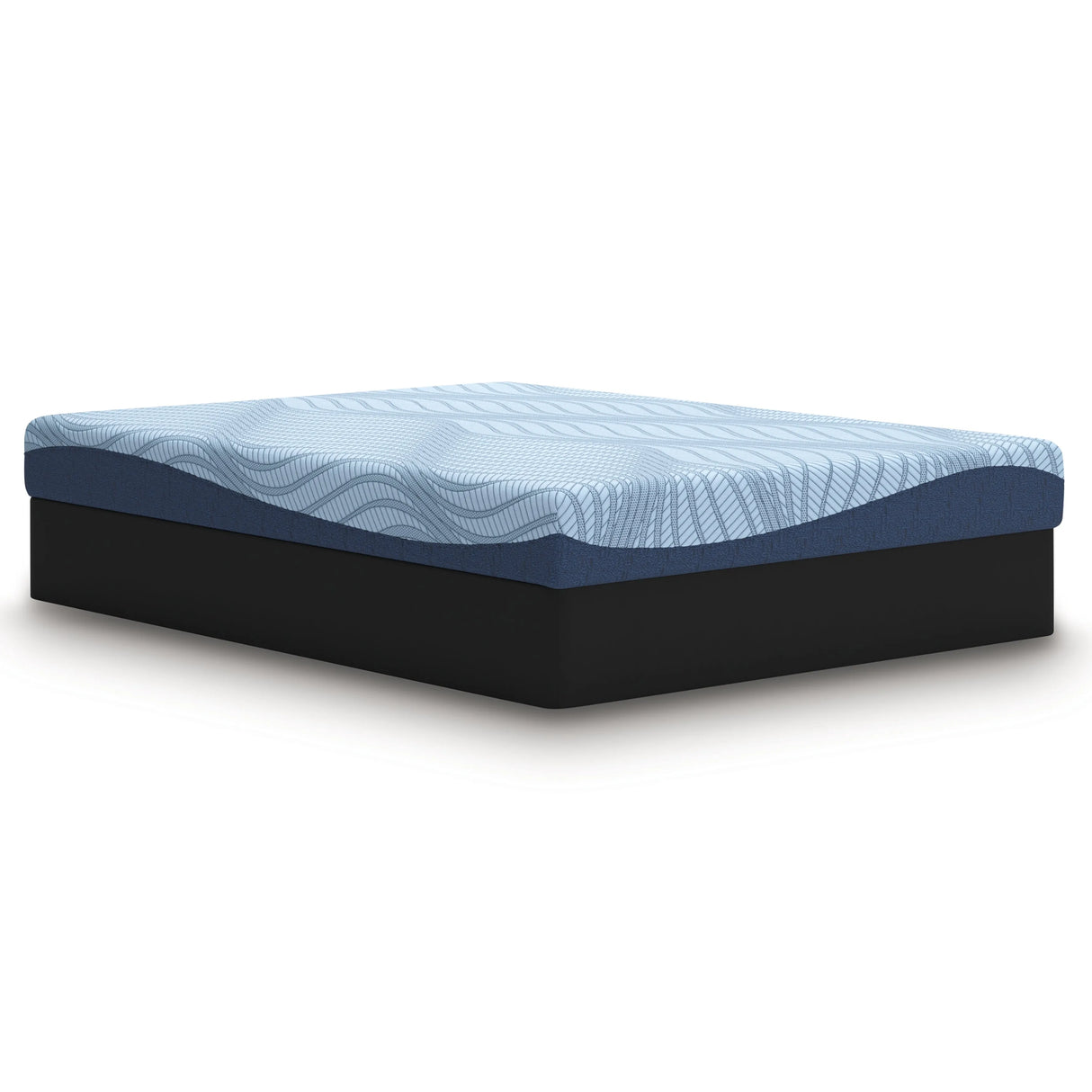 Dellyn 8 Memory Foam White Queen Mattress by Ashley at Eve Furniture