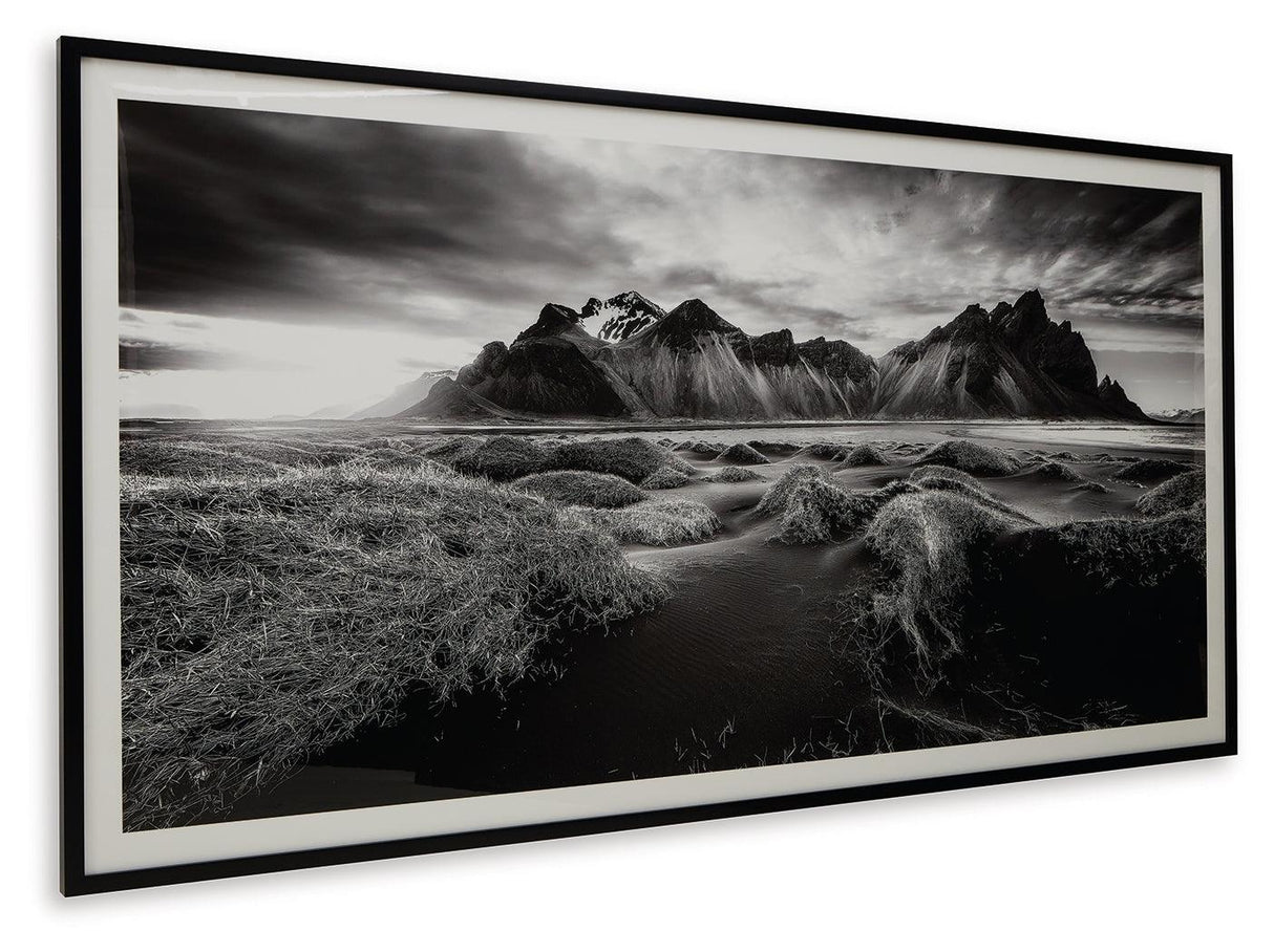 Delstone Black/White Wall Art by Ashley at Eve Furniture