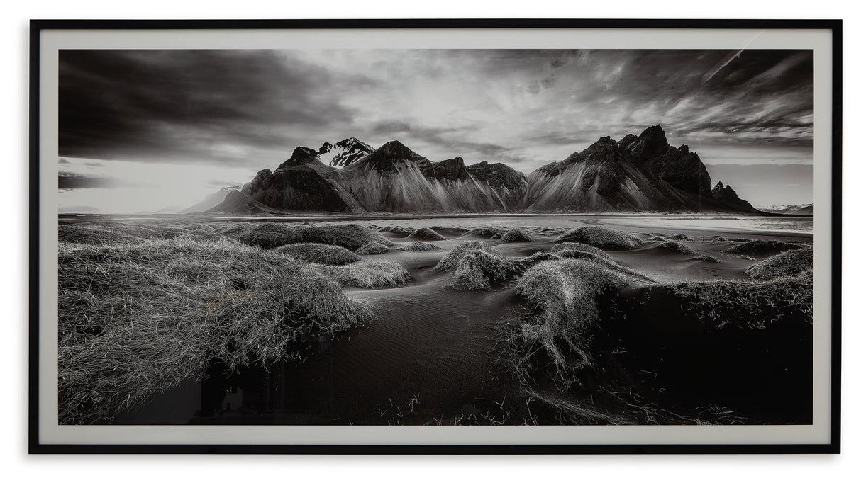 Delstone Black/White Wall Art by Ashley at Eve Furniture