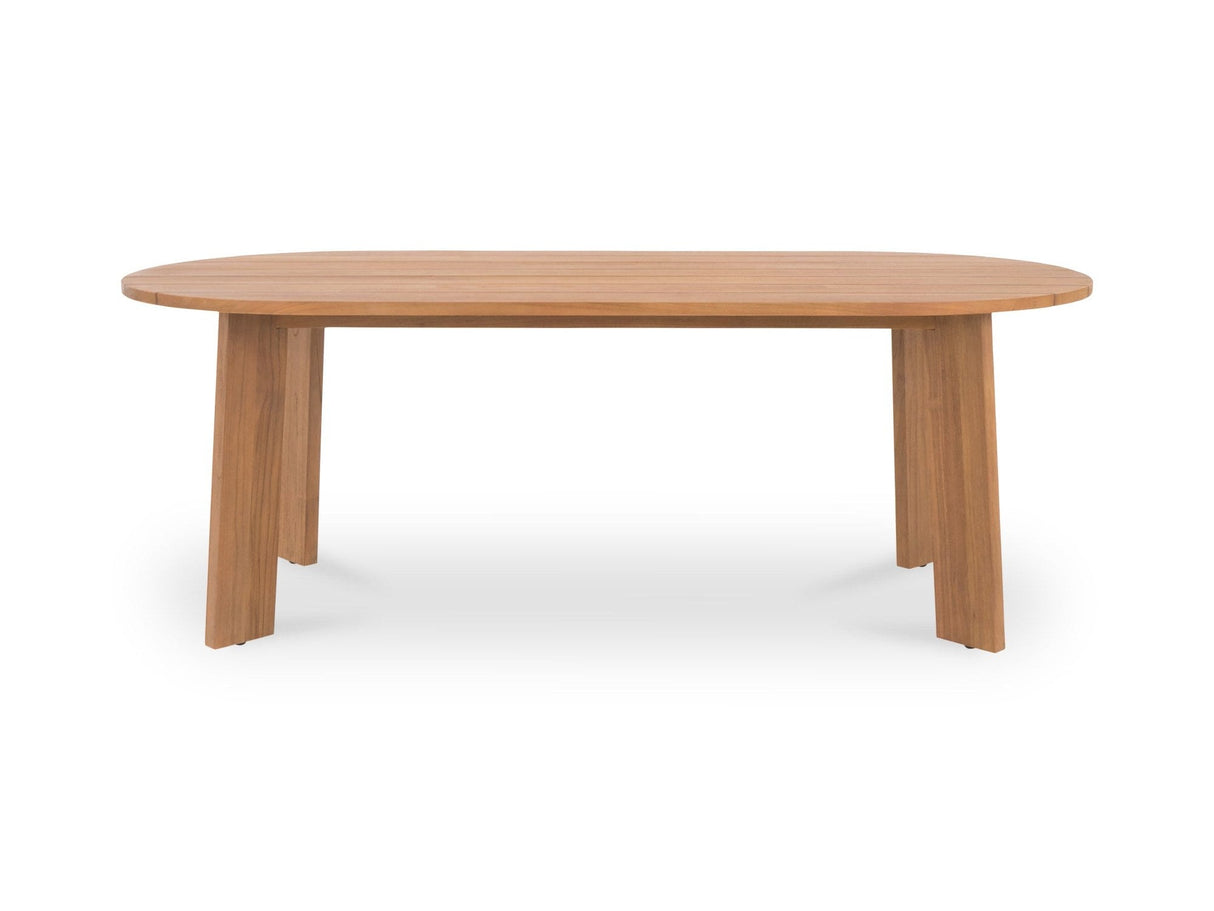 Delta Natural Oval Outdoor Dining Table by MOES at Eve Furniture
