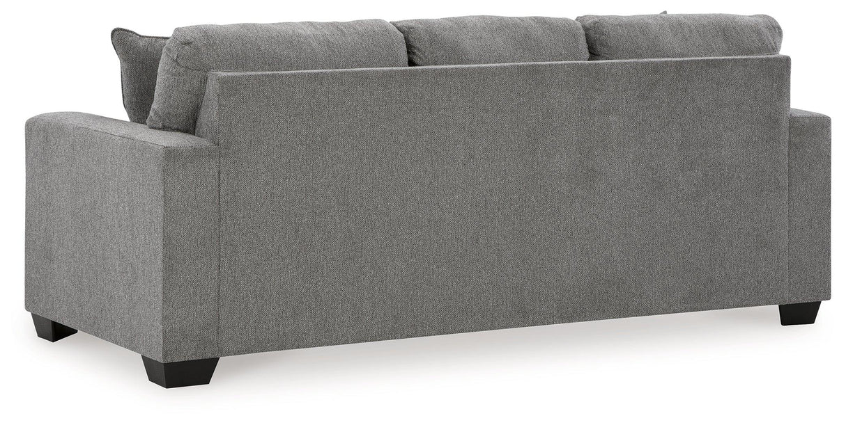 Deltona Graphite Queen Sofa Sleeper by Ashley at Eve Furniture