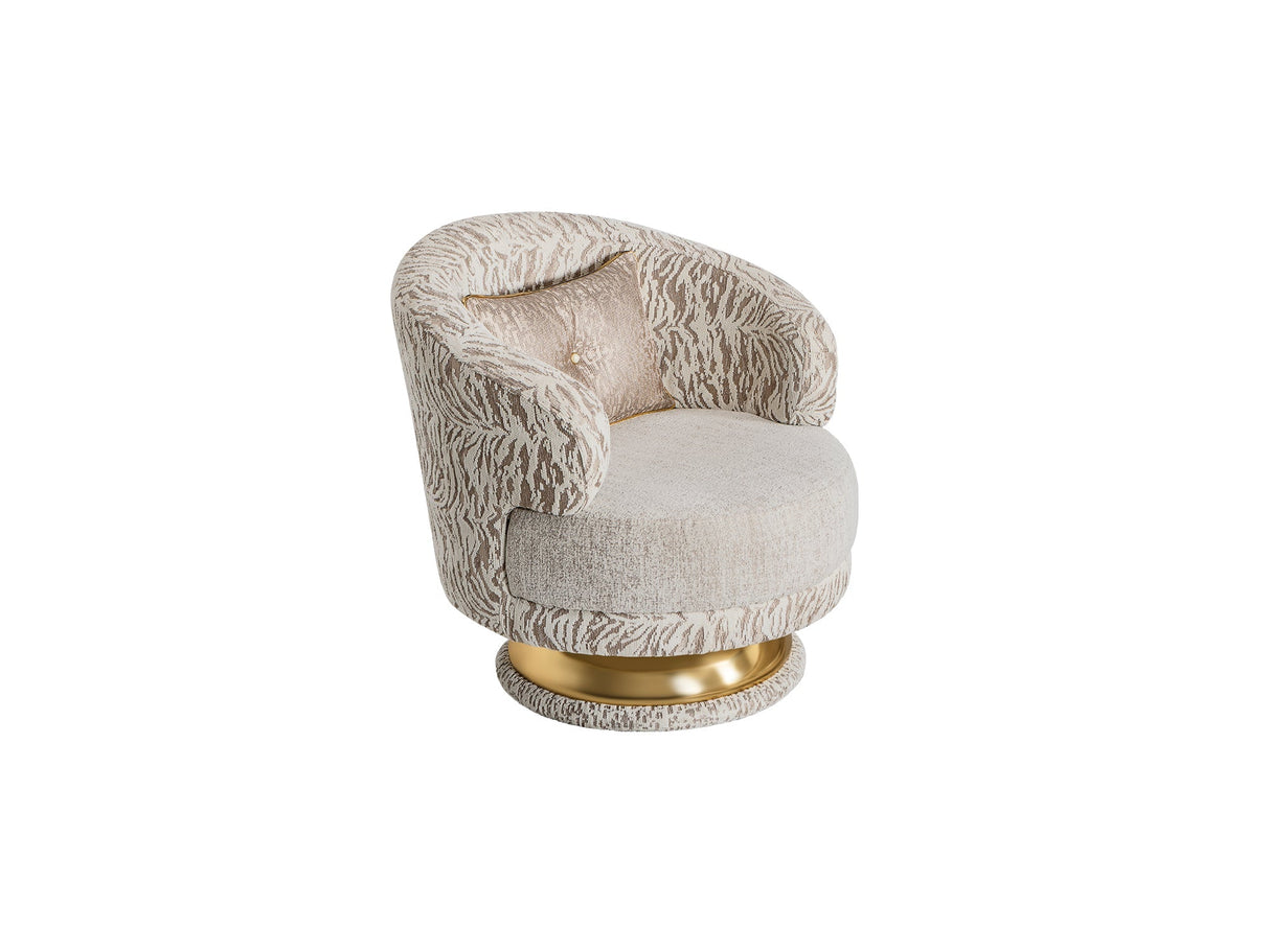 Delux 3-pieces (Sofa & Loveseat & Chair) Livingroom Set in Cream by Furnia at Eve Furniture