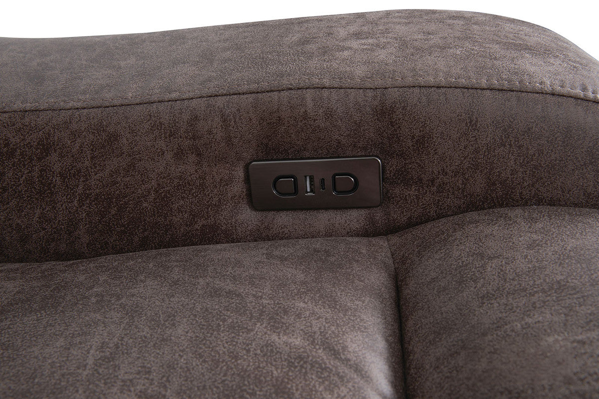 Demetrius Brown Power Sofa & Loveseat by Furniture of America at Eve Furniture