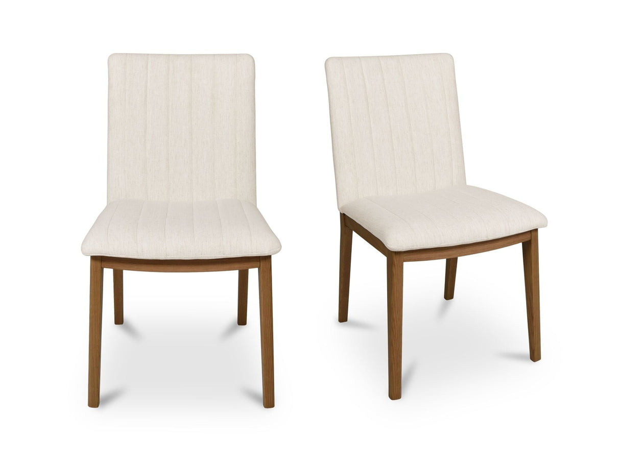 Demi Cream Dining Chair (Set of 2) by MOES at Eve Furniture