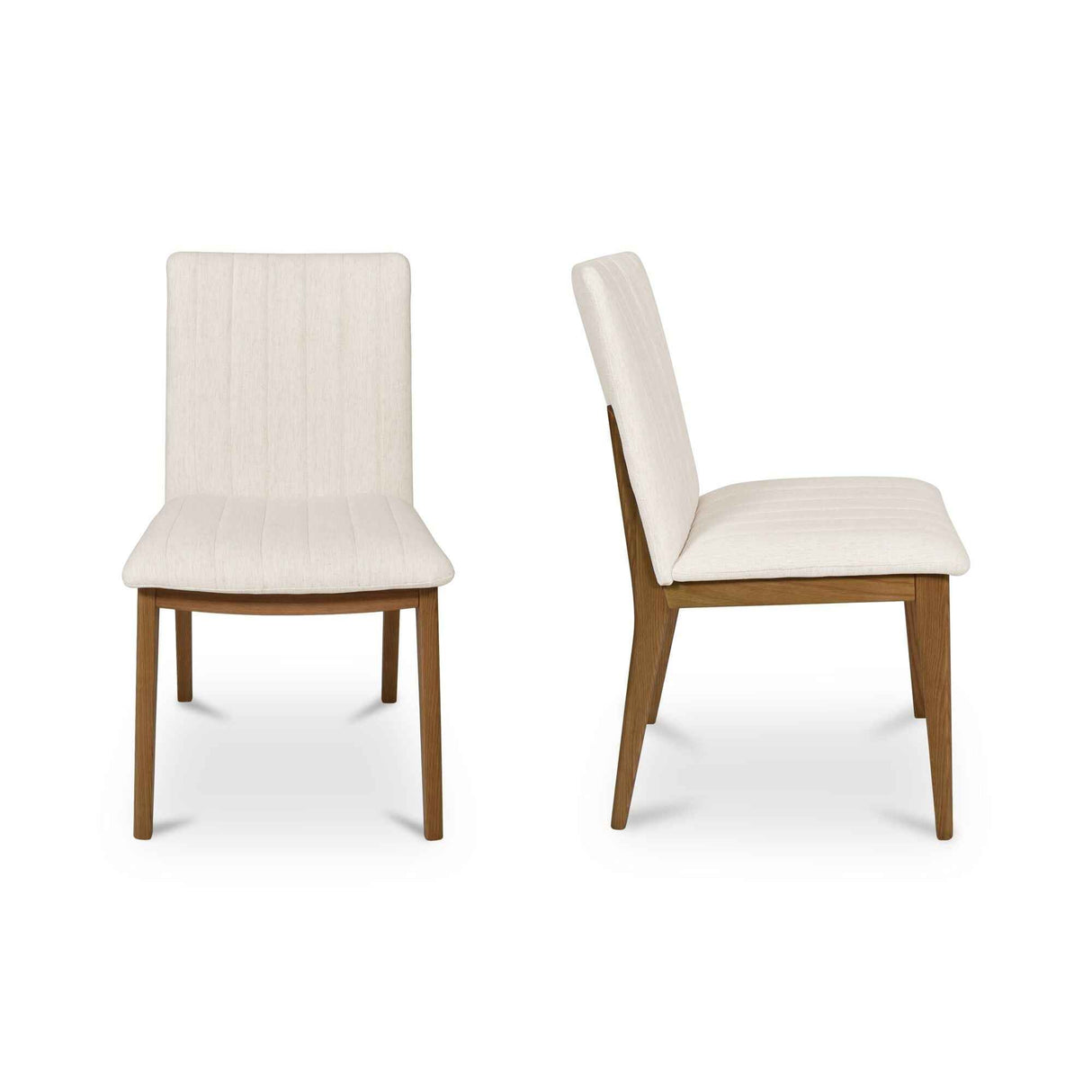 Demi Cream Dining Chair (Set of 2) by Moe's Home at Eve Furniture