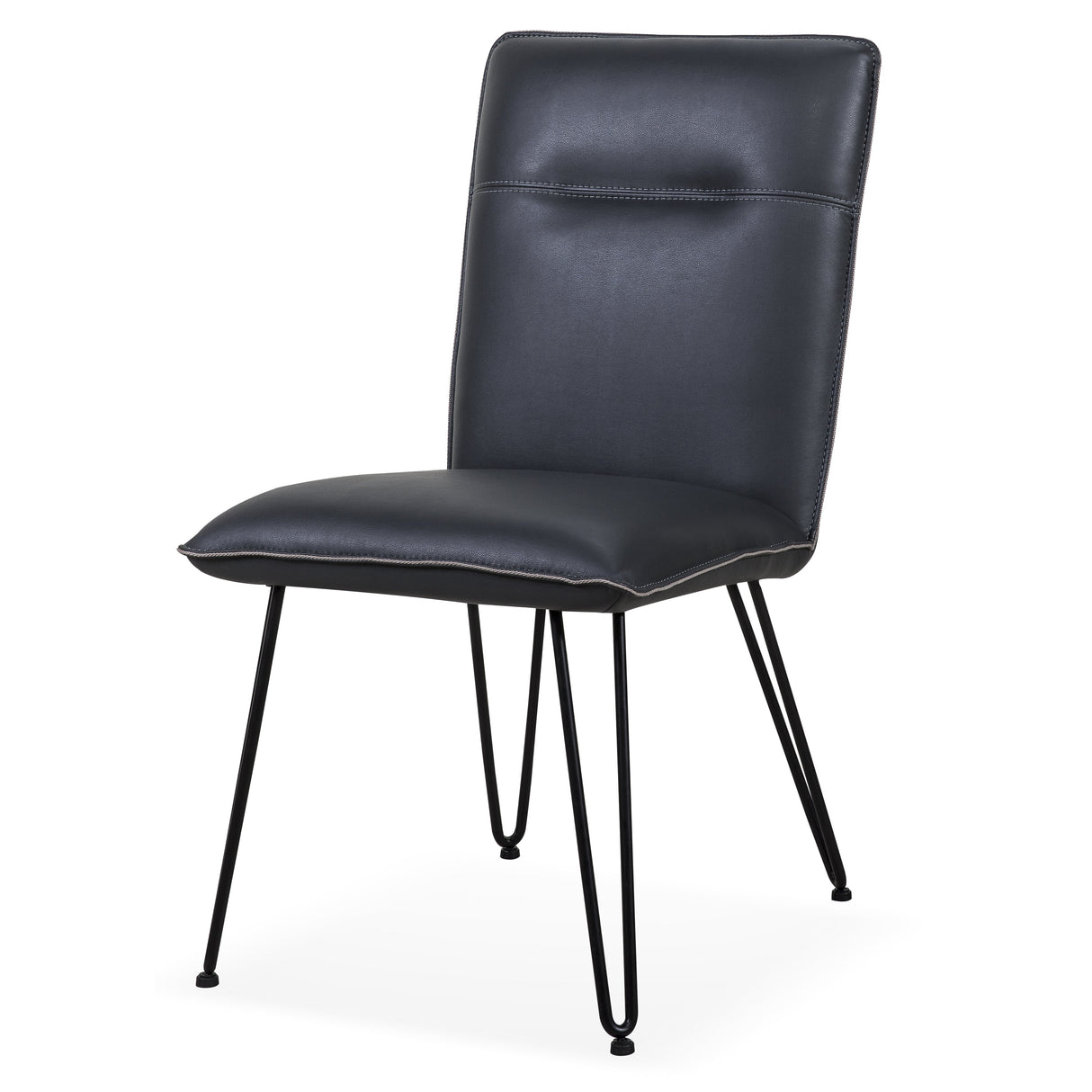 Demi Hairpin Leg Modern Dining Chair in Cobalt (Set of 2) by Modus Furniture at Eve Furniture