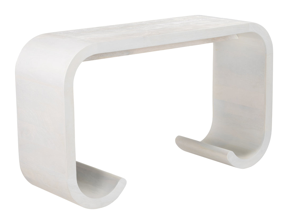 Dena Whitewashed Console Table by Zuomod at Eve Furniture