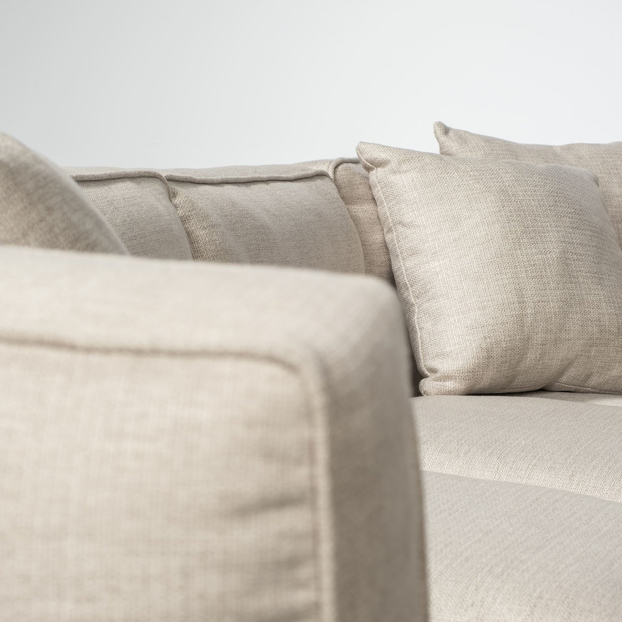 Denali III Beige Upholstered Wooden Frame Sectional by Mercana at Eve Furniture