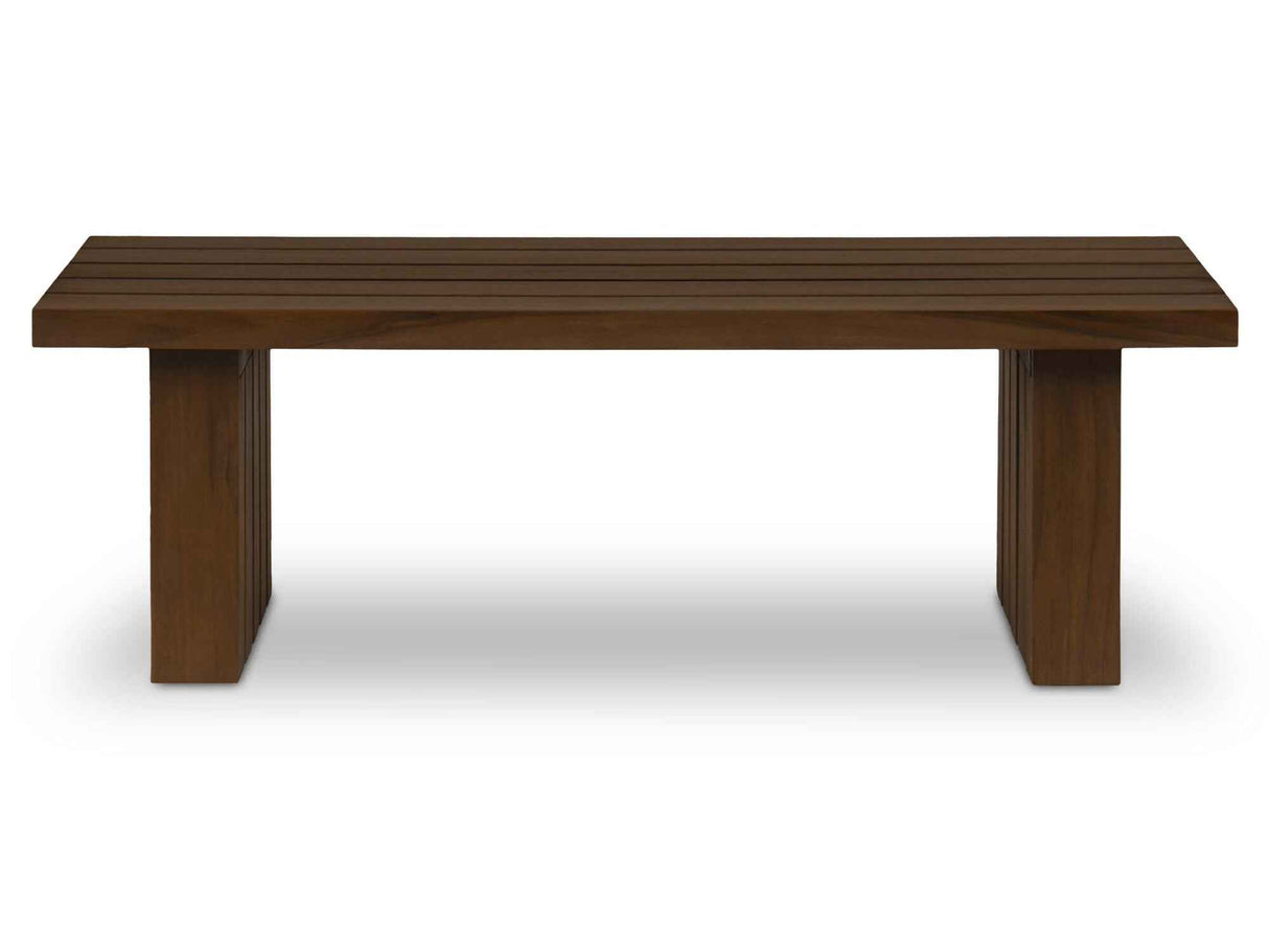 Denby Brown Outdoor Coffee Table by Moe's Home at Eve Furniture