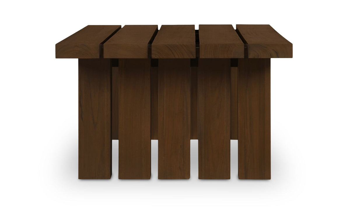 Denby Outdoor Coffee Table Brown by Moe's Home at Eve Furniture