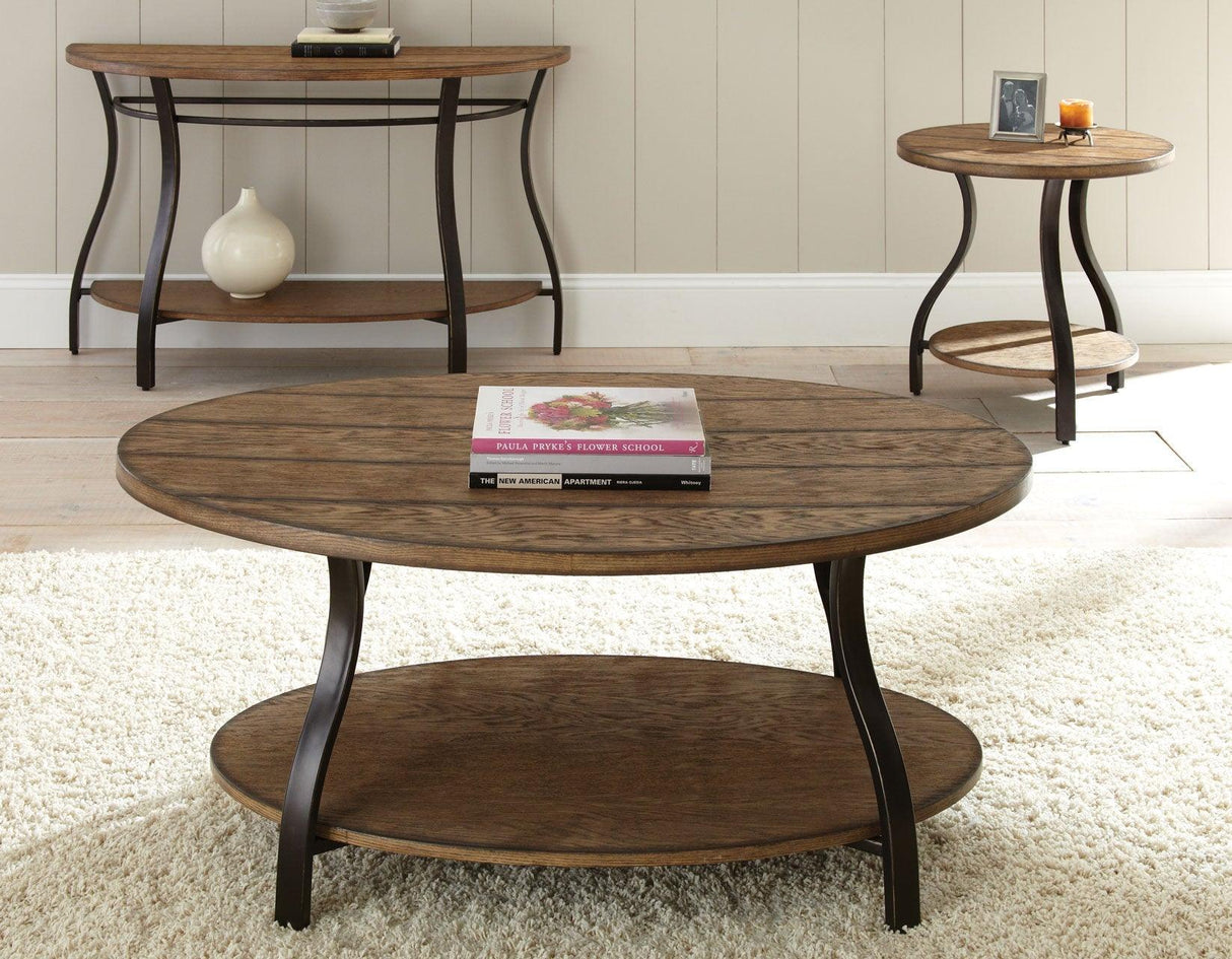 Denise Oval Cocktail Table by Steve Silver at Eve Furniture