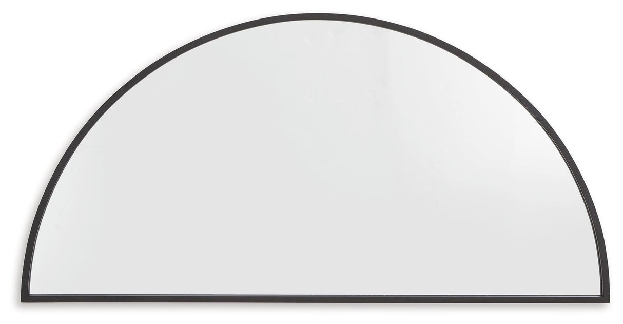 Denlow Black Accent Mirror by Ashley at Eve Furniture