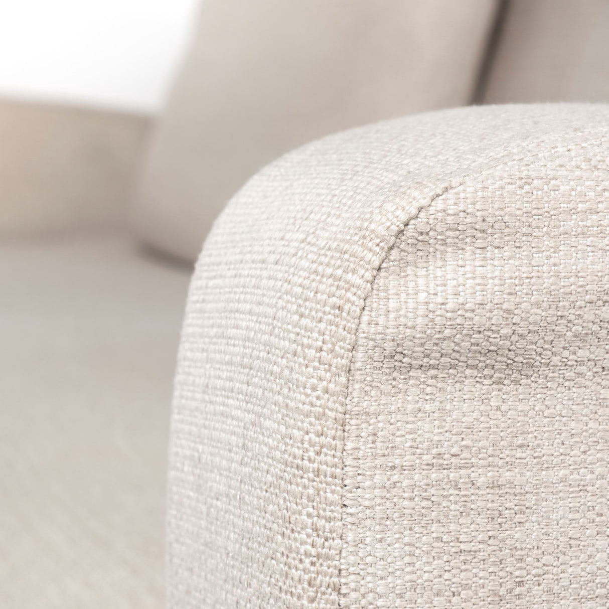 Denly II Beige Slipcover Three Seater Sofa by Mercana at Eve Furniture