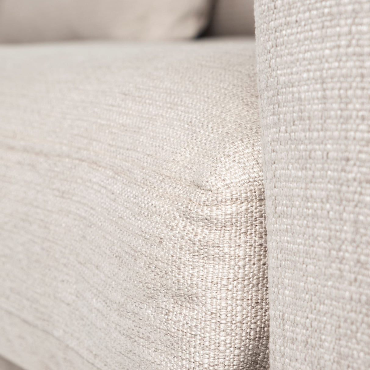 Denly II Beige Slipcover Three Seater Sofa by Mercana at Eve Furniture