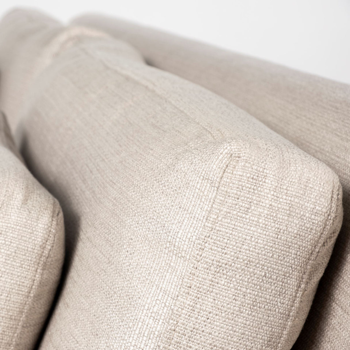 Denly II Beige Slipcover Three Seater Sofa by Mercana at Eve Furniture