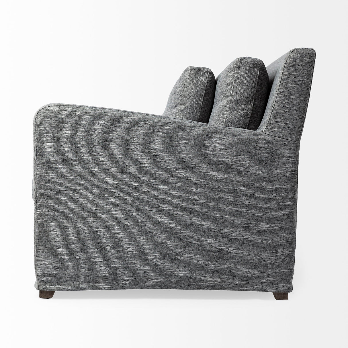 Denly II Casterock Gray Slipcover Three Seater Sofa by Mercana at Eve Furniture