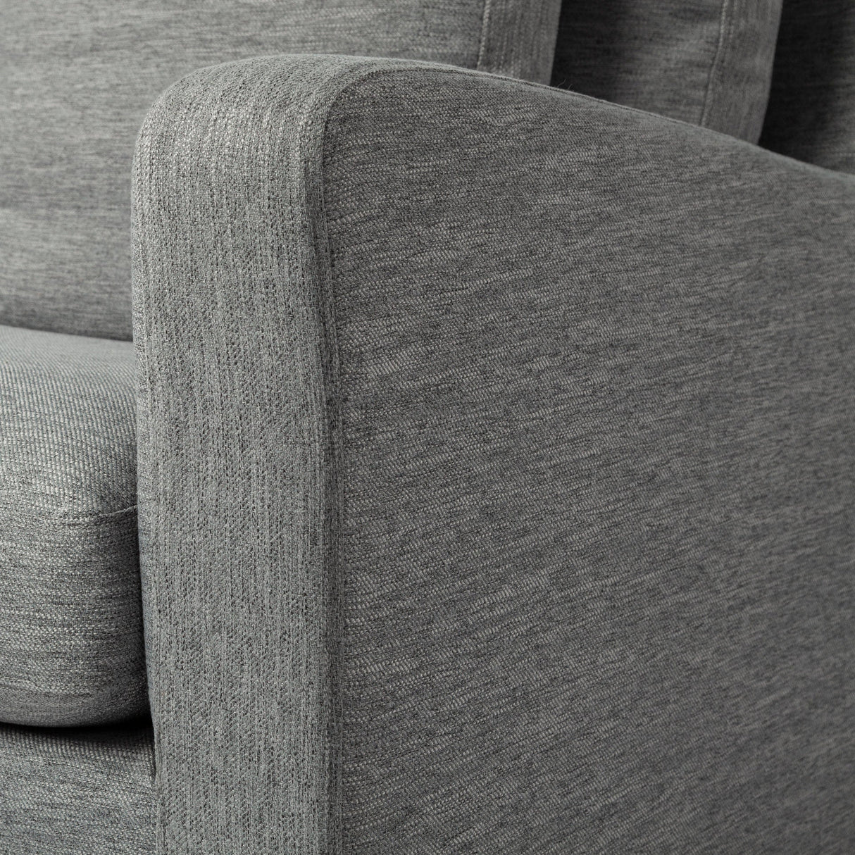 Denly II Casterock Gray Slipcover Three Seater Sofa by Mercana at Eve Furniture