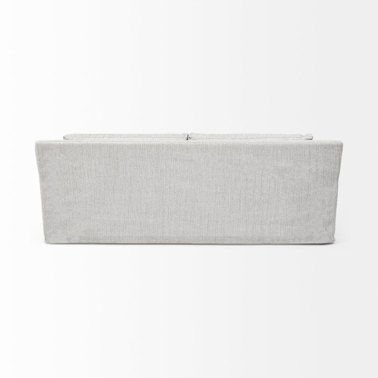 Denly II Frost Gray Slipcover Three Seater Sofa by Mercana at Eve Furniture