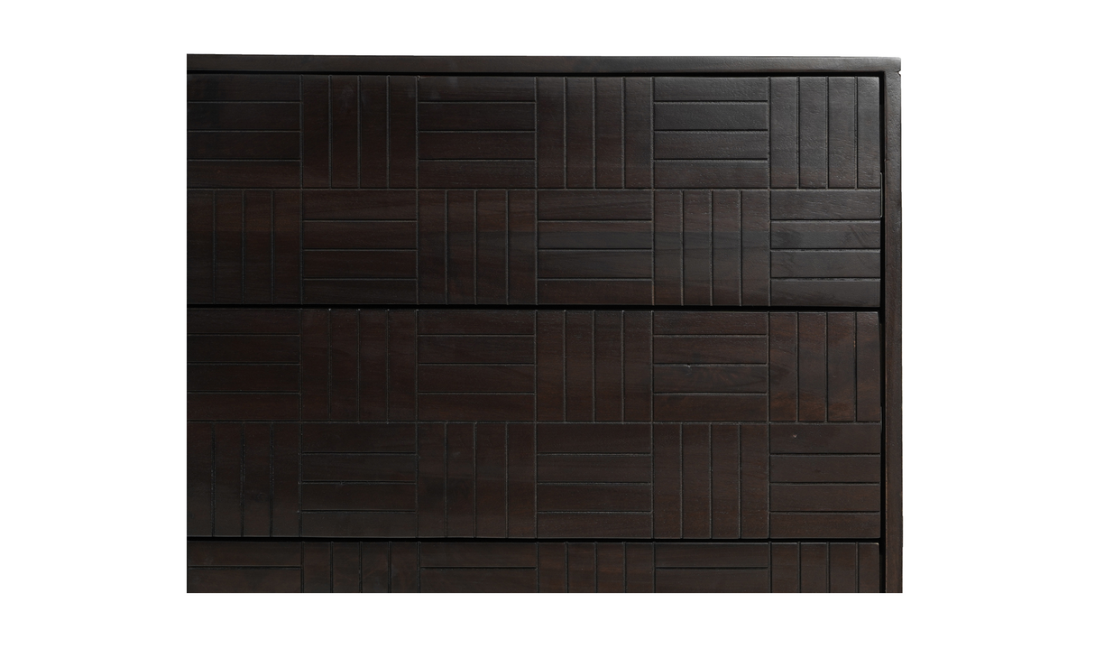 Denman 6 Drawer Dresser - Dark Brown by Moe's Home at Eve Furniture