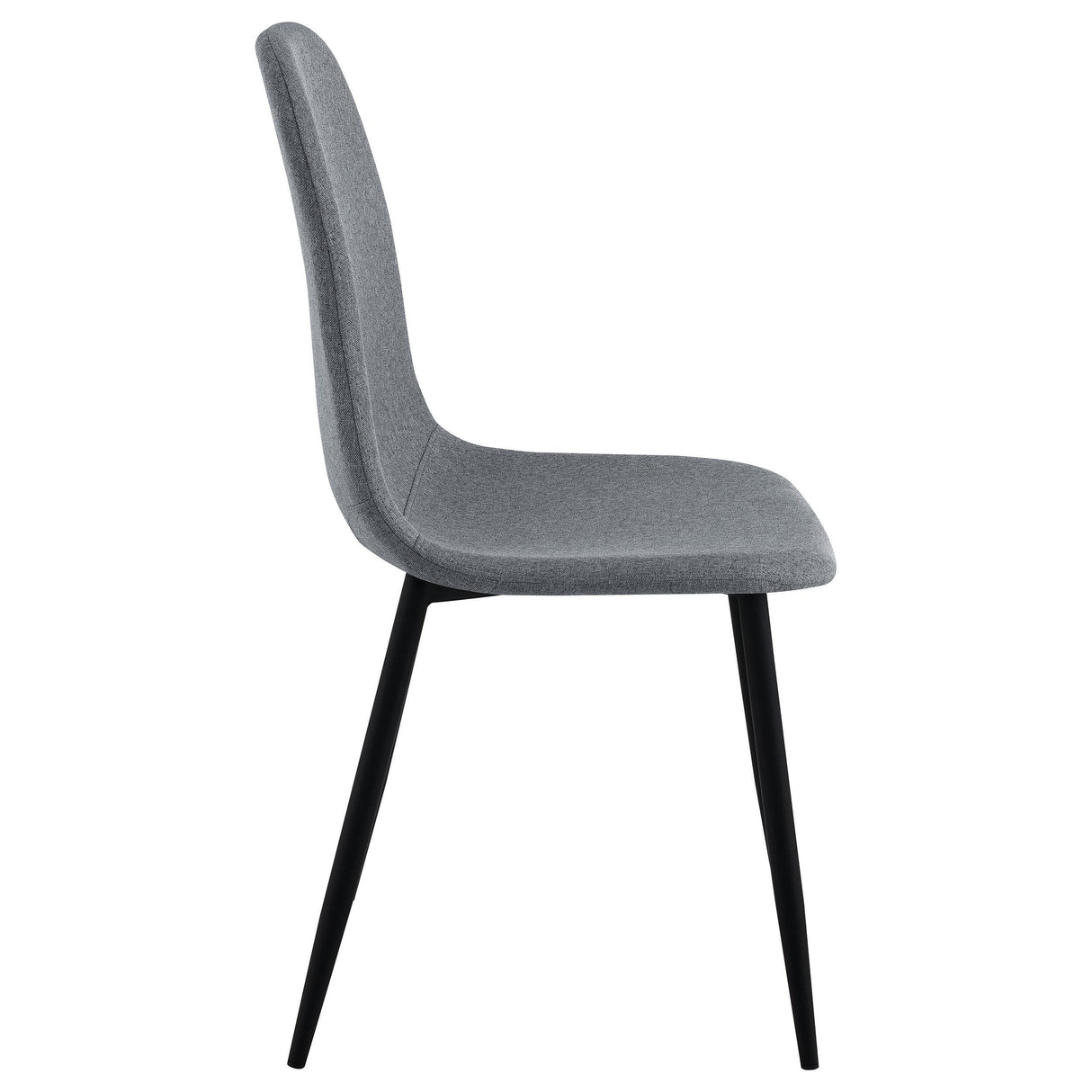 Dennison Upholstered Dining Side Chair Grey (Set of 4) by Coaster at Eve Furniture