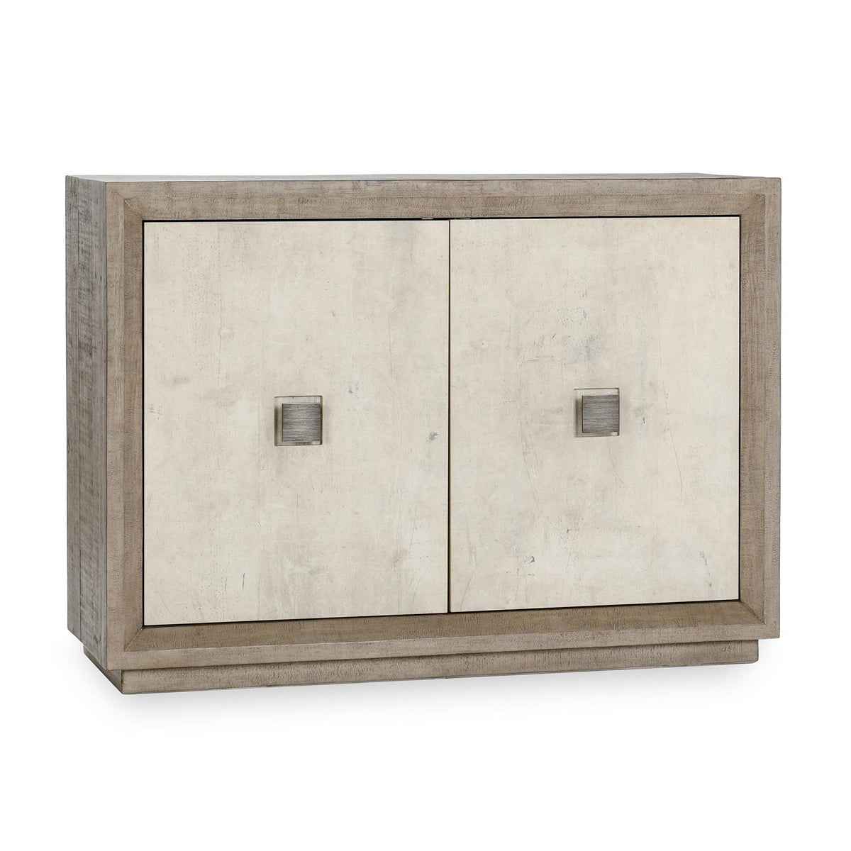 Denver 2 Door Cabinet Distressed - Gray/Antique White by Classic Home at Eve Furniture