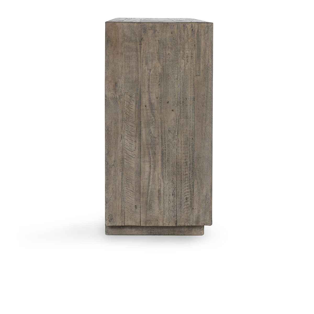 Denver 4 Door Cabinet Distressed - Gray/Antique White by Classic Home at Eve Furniture