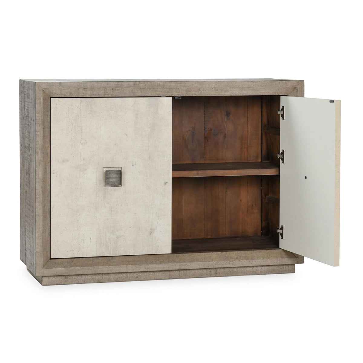 Denver Distressed Gray/Weathered Chalk Cabinet by Classic Home at Eve Furniture