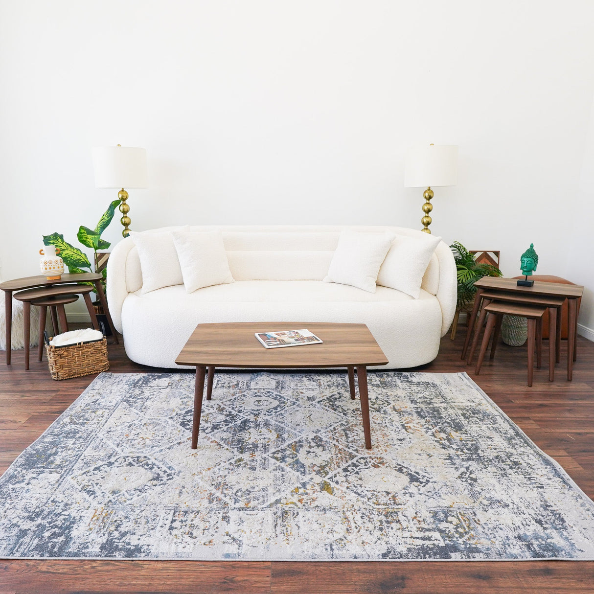 Deny Walnut Center Table by Ashcroft Furniture at Eve Furniture