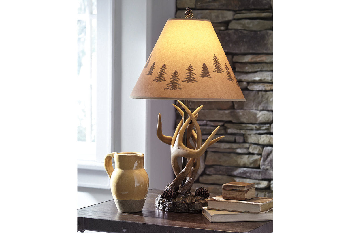 Derek Brown Table Lamp by ASHLEY FURNITURE at Eve Furniture