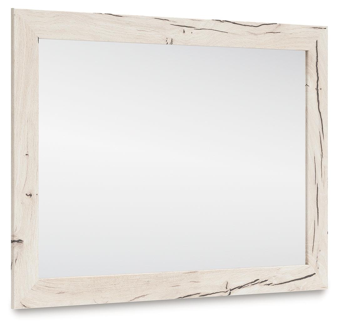 Derekson Light Natural Bedroom Mirror by Ashley at Eve Furniture