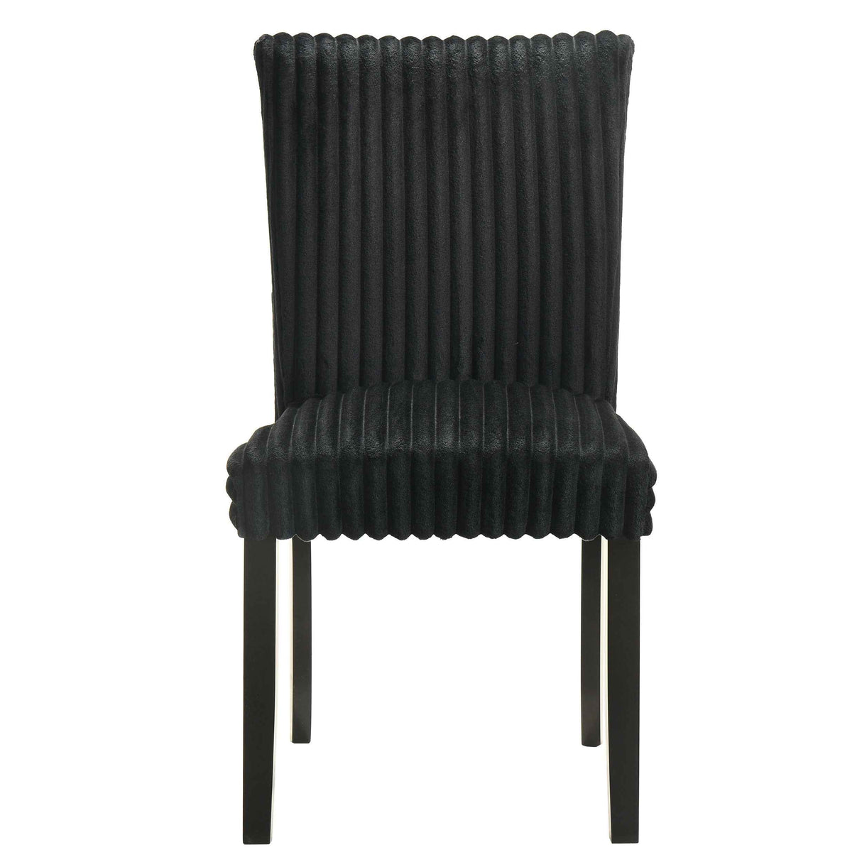 Dermott Black Upholstered Parson Dining Side Chair (Set of 2) by Coaster at Eve Furniture