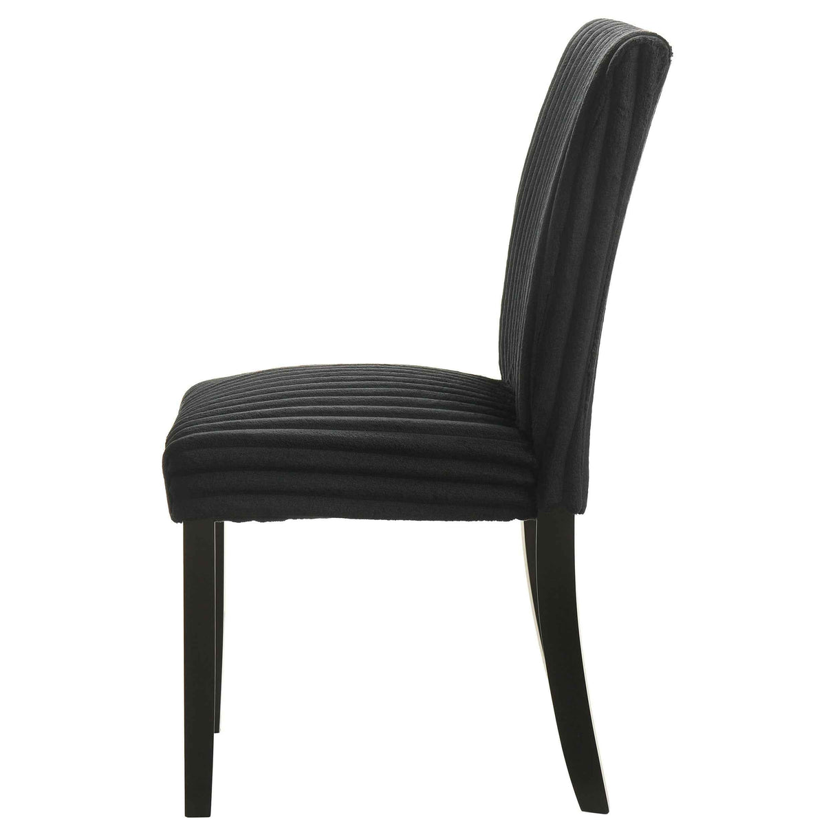 Dermott Black Upholstered Parson Dining Side Chair (Set of 2) by Coaster at Eve Furniture