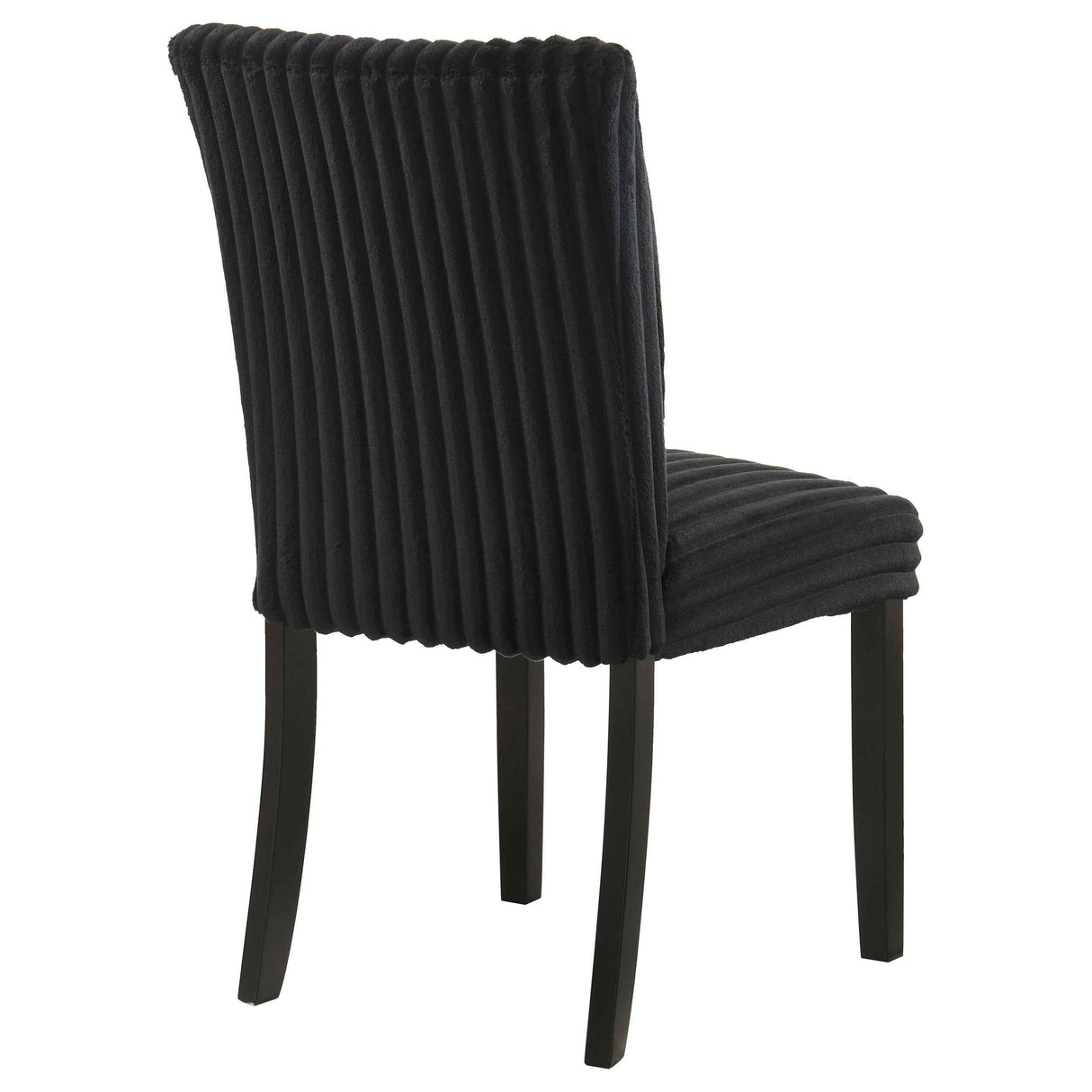 Dermott Black Upholstered Parson Dining Side Chair (Set of 2) by Coaster at Eve Furniture